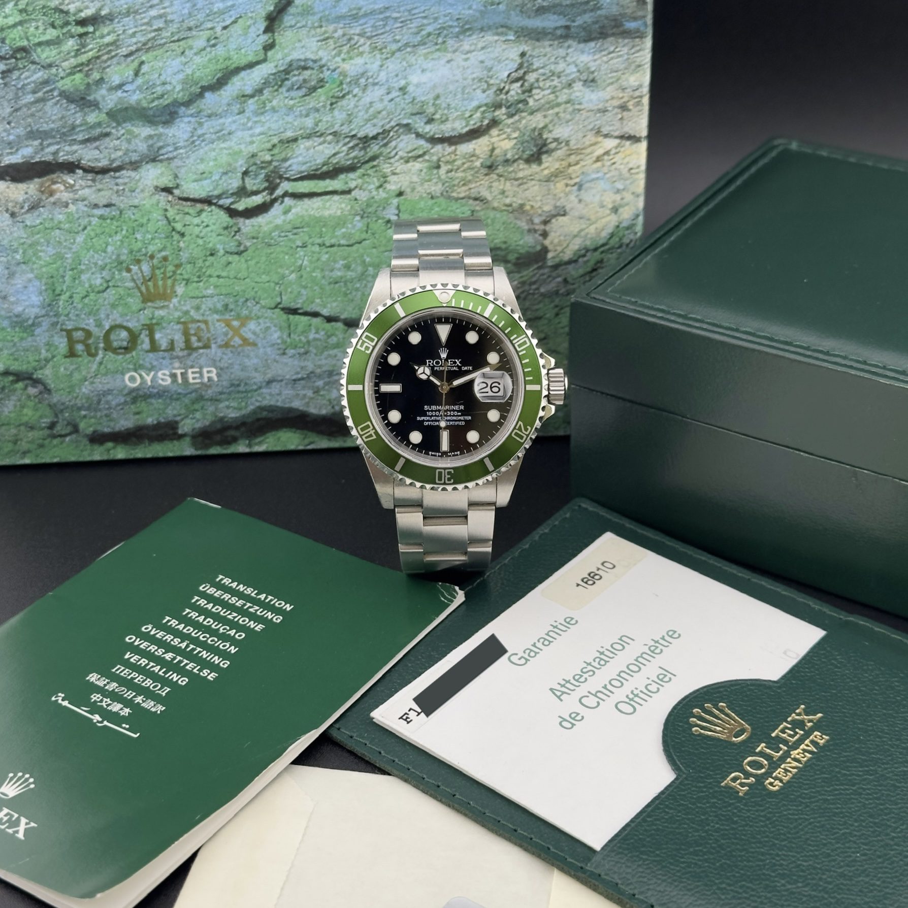 Rolex Submariner "Kermit" Fat Four - immagine 6