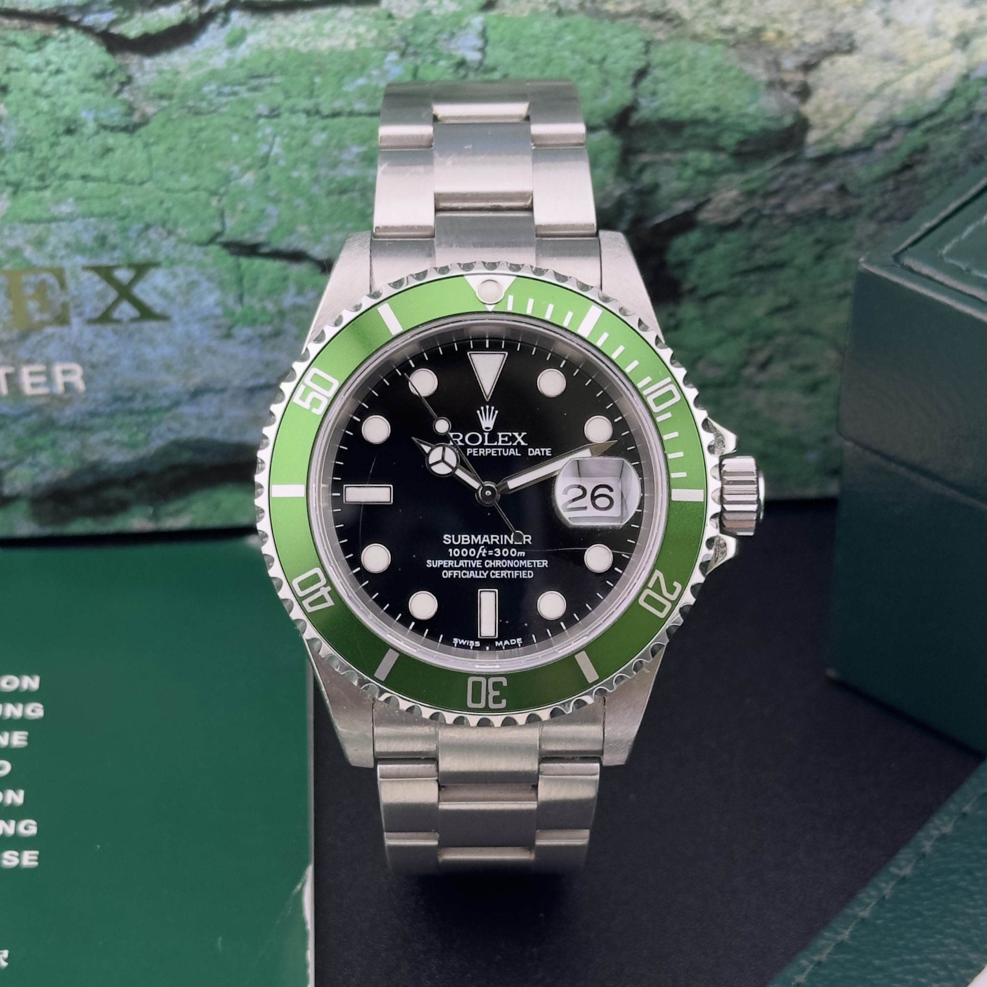 Rolex Submariner "Kermit" Fat Four