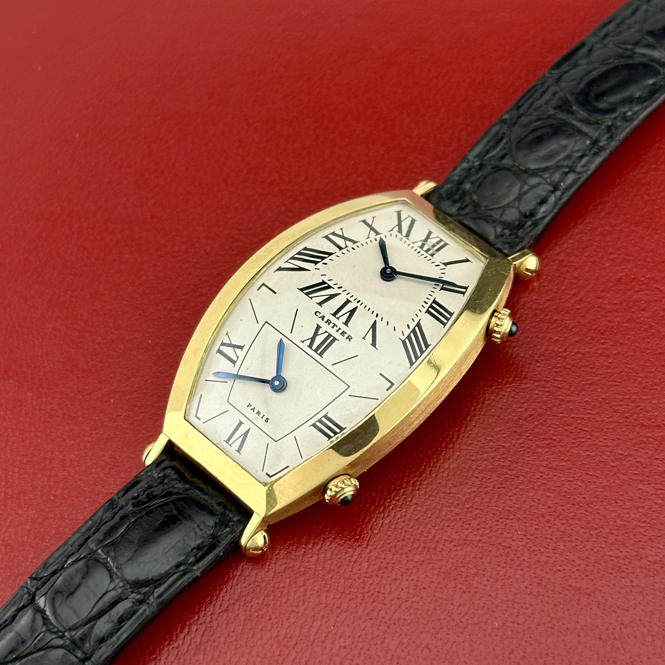 Cartier Paris Tonneau Dual Time W1502853